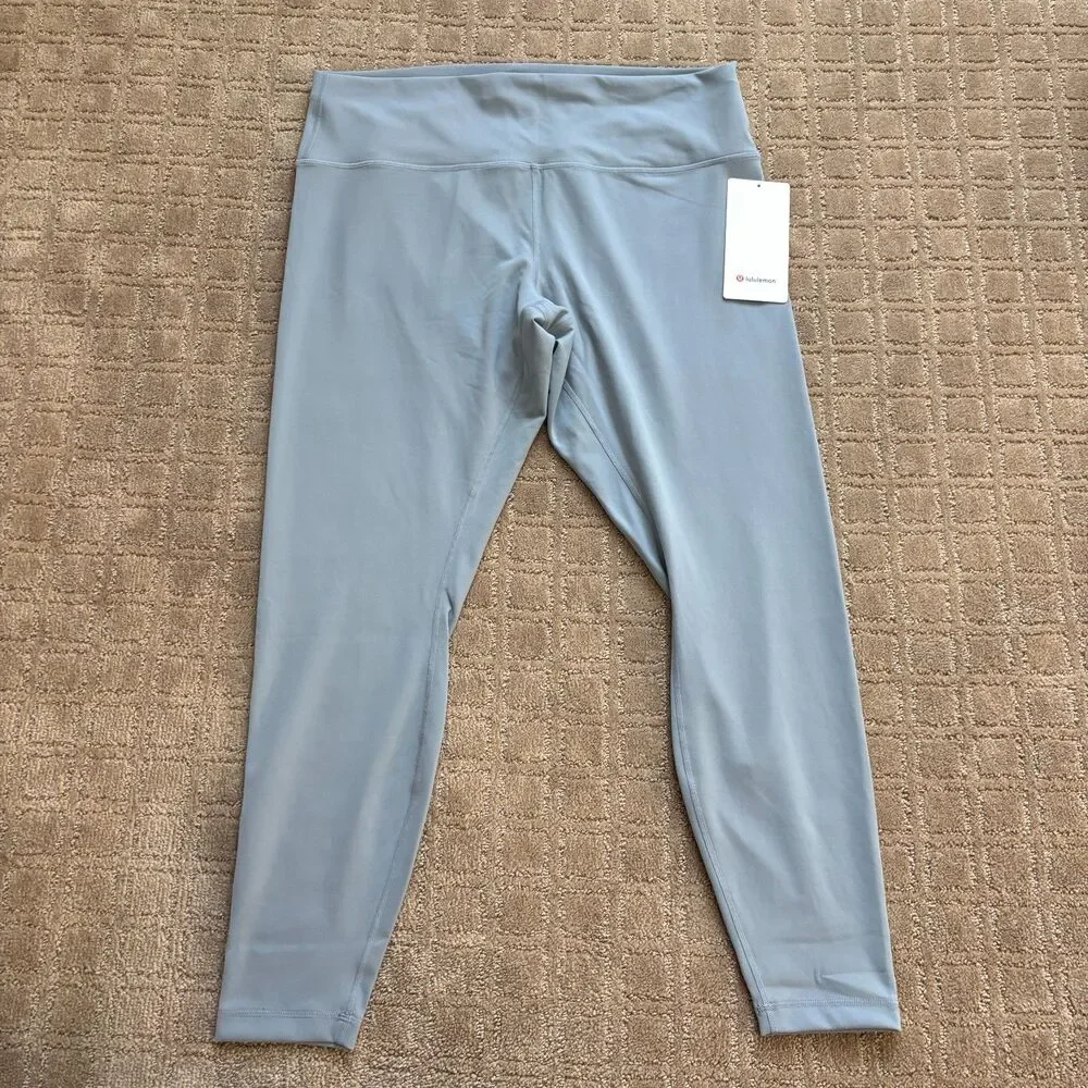 Lululemon Wunder Train High Rise Tight Legging Women's 18 Gray 28